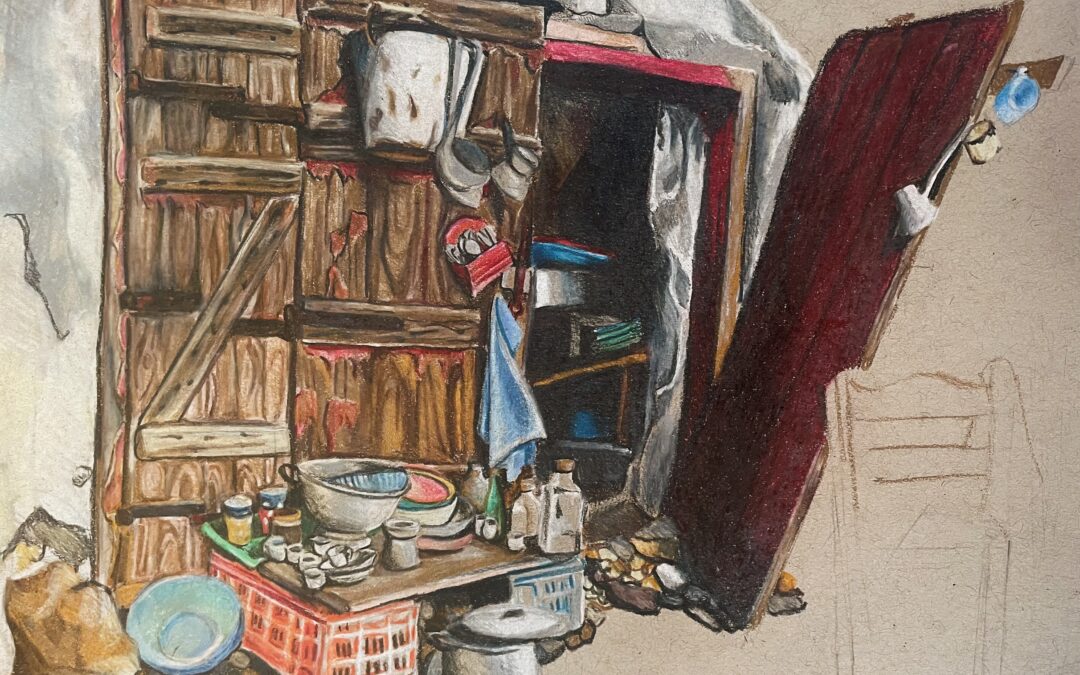 Old fisherman’s house by Elise Milner