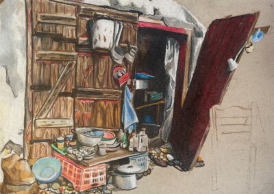 Old fisherman’s house by Elise Milner