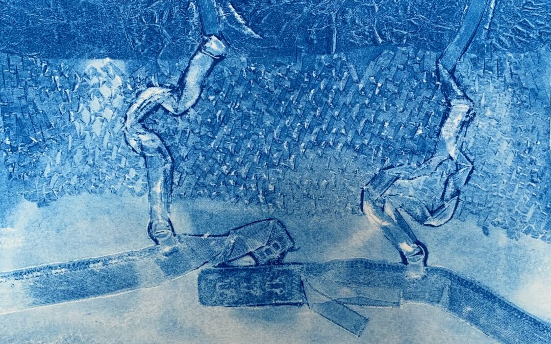 The Fish’s Bicycles Blue by MaryDrew Mason-Hill