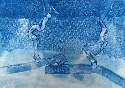 The Fish’s Bicycles Blue by MaryDrew Mason-Hill