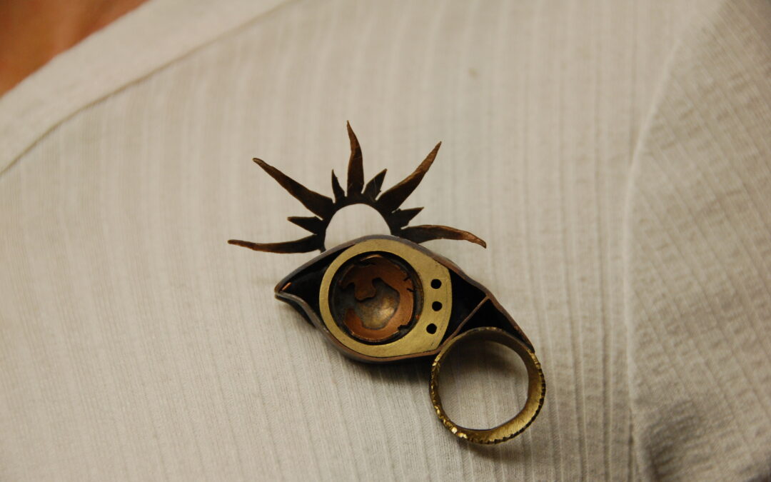 Celestial Eye Brooch by Madelyn Friend