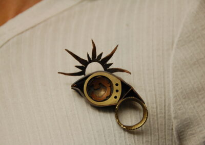 Celestial Eye Brooch by Madelyn Friend